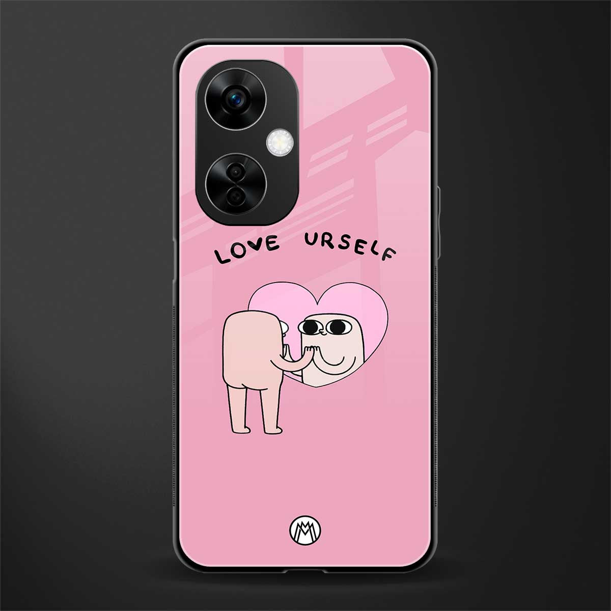 self love back phone cover | glass case for oneplus nord ce 3 lite