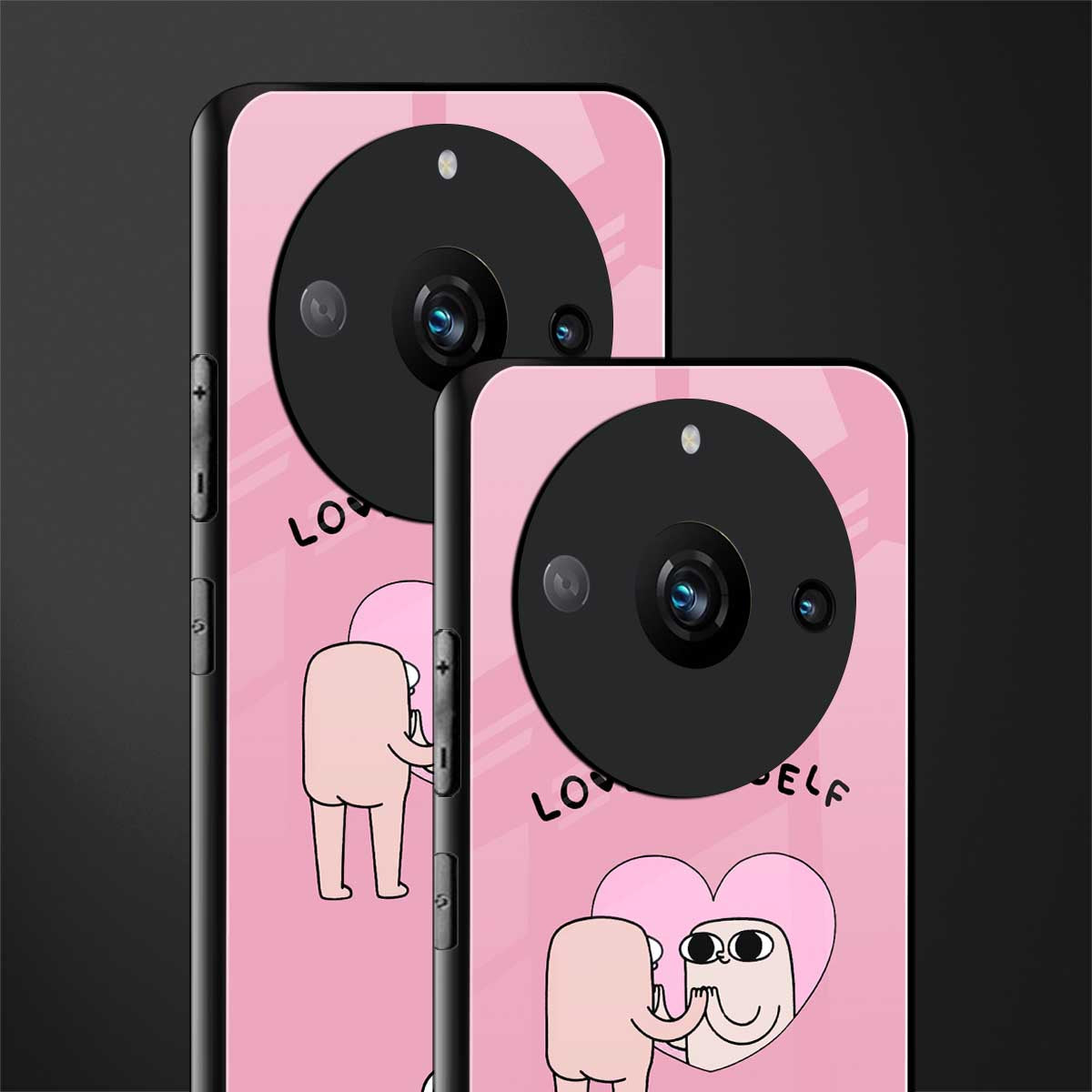 self love back phone cover | glass case for realme 11 pro 5g