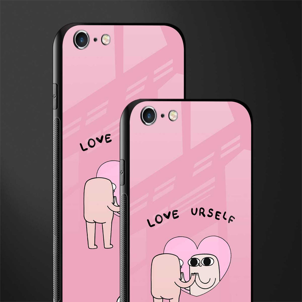 self love glass case for iphone 6s image-2