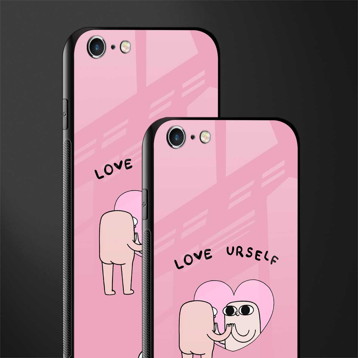 self love glass case for iphone 6s image-2