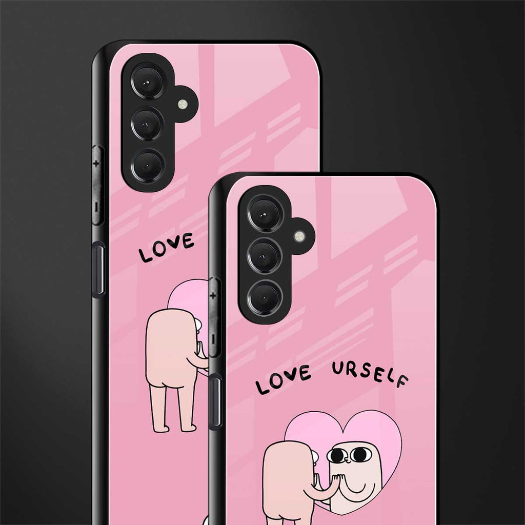 self love back phone cover | glass case for samsun galaxy a24 4g