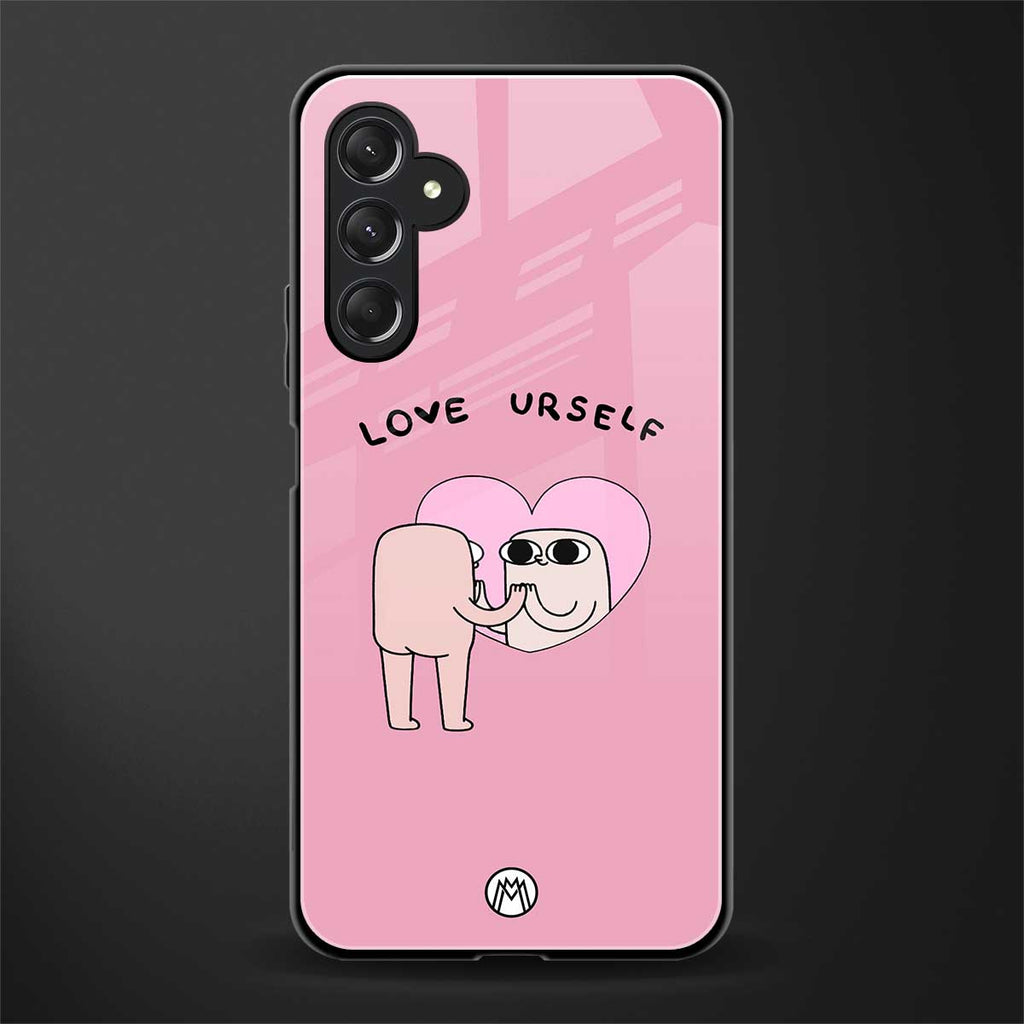 self love back phone cover | glass case for samsun galaxy a24 4g