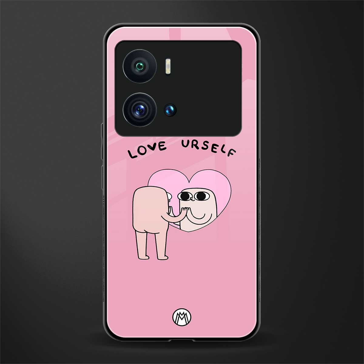 self love back phone cover | glass case for iQOO 9 Pro