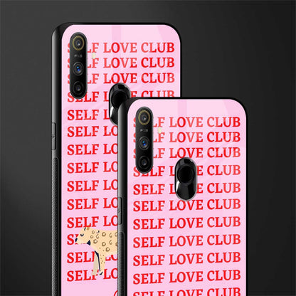 self love club glass case for realme narzo 20a image-2
