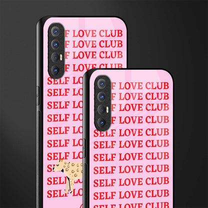 self love club glass case for oppo reno 3 pro image-2