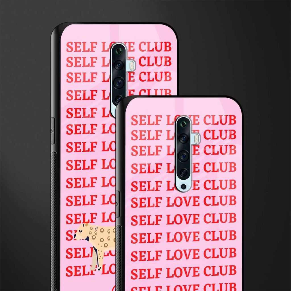 self love club glass case for oppo reno 2f image-2
