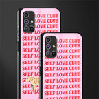 self love club glass case for samsung galaxy m51 image-2