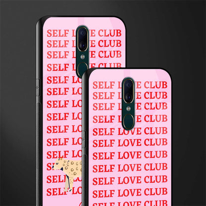 self love club glass case for oppo f11 image-2