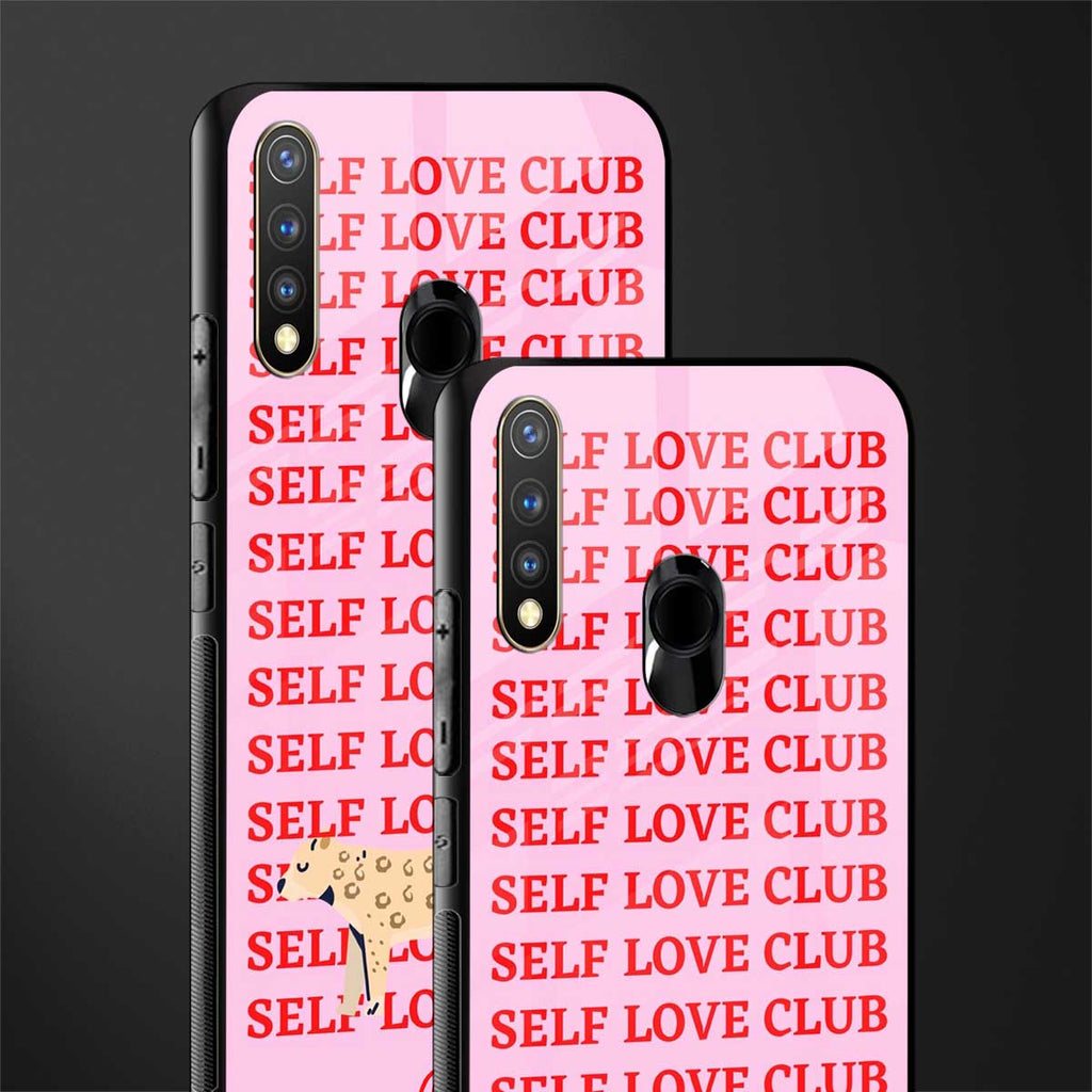 self love club glass case for vivo u20 image-2