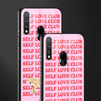 self love club glass case for vivo u20 image-2