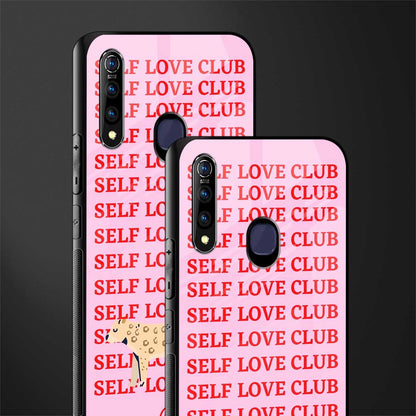 self love club glass case for vivo z1 pro image-2