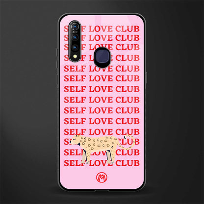 self love club glass case for vivo z1 pro image