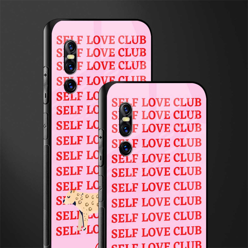 self love club glass case for vivo v15 pro image-2
