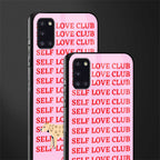 self love club glass case for samsung galaxy a31 image-2