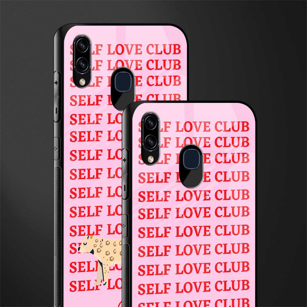 self love club glass case for samsung galaxy m10s image-2