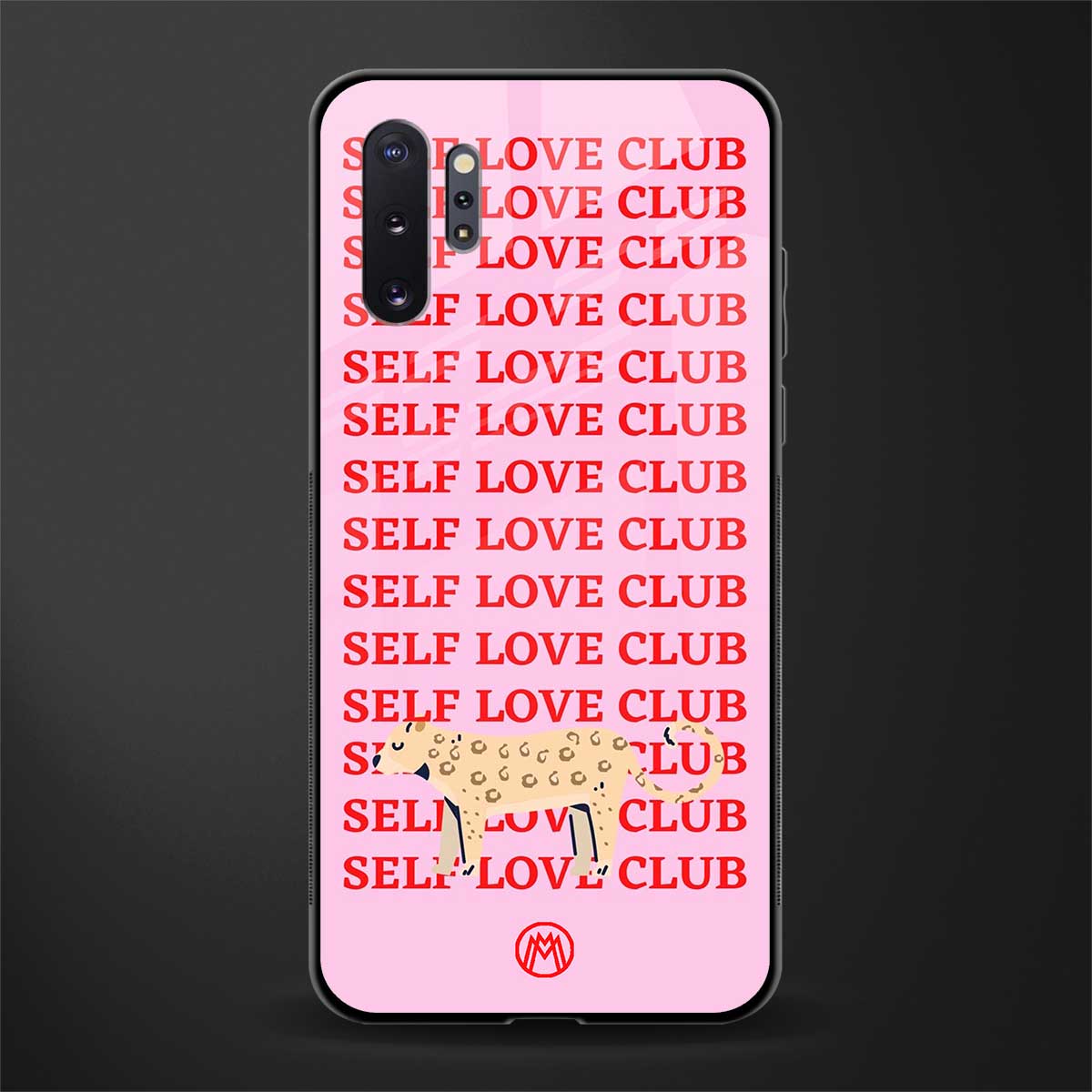 self love club glass case for samsung galaxy note 10 plus image