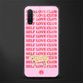 self love club glass case for samsung galaxy note 10 image