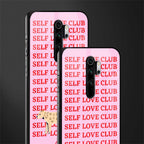 self love club glass case for redmi note 8 pro image-2