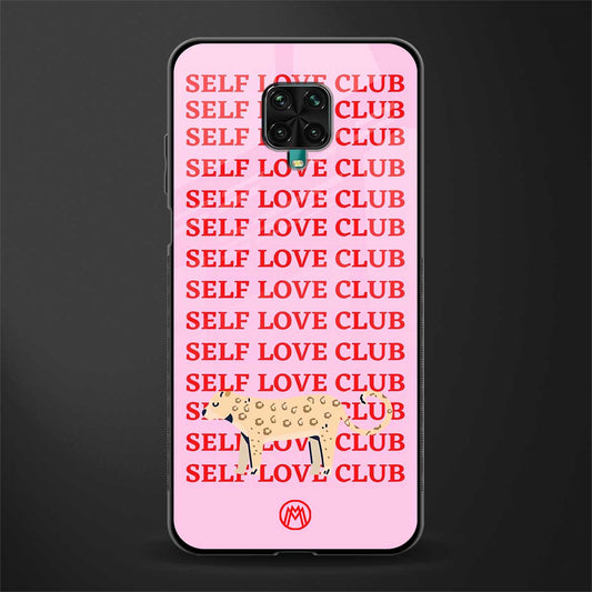 self love club glass case for poco m2 pro image