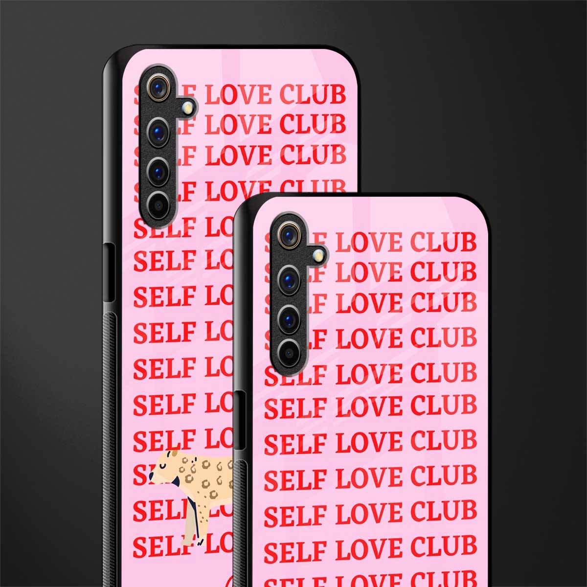 self love club glass case for realme 6 pro image-2