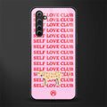 self love club glass case for realme 6 image