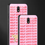 self love club glass case for redmi 8a image-2