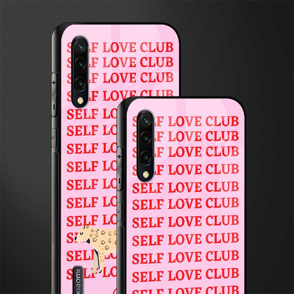 self love club glass case for mi a3 redmi a3 image-2