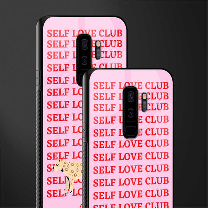 self love club glass case for samsung galaxy s9 plus image-2