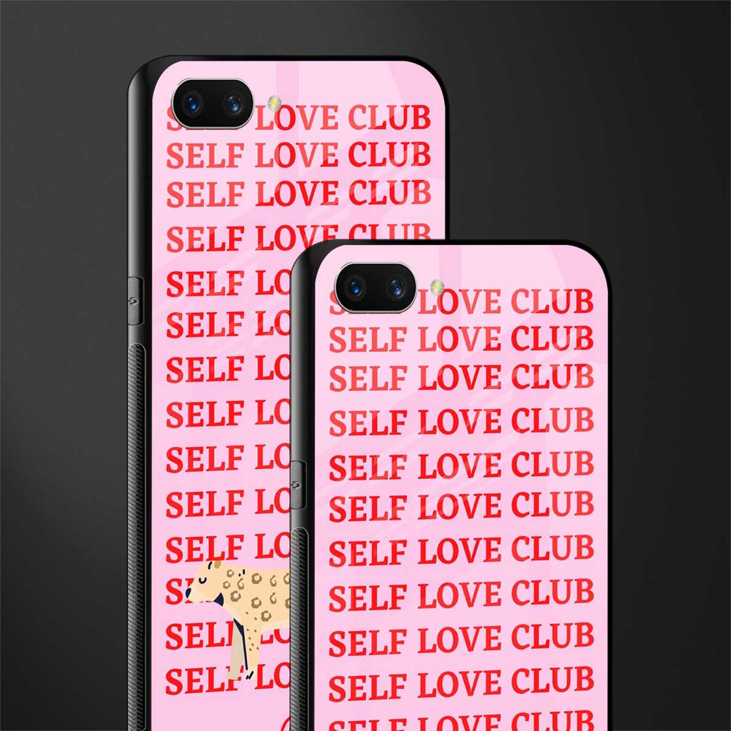 self love club glass case for realme c1 image-2