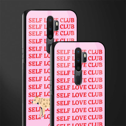 self love club glass case for oppo a5 2020 image-2