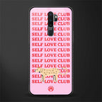 self love club glass case for oppo a9 2020 image