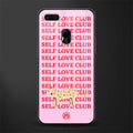 self love club glass case for oppo a12 image