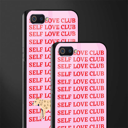 self love club glass case for realme c2 image-2