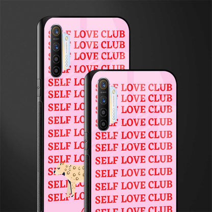 self love club glass case for realme x2 image-2