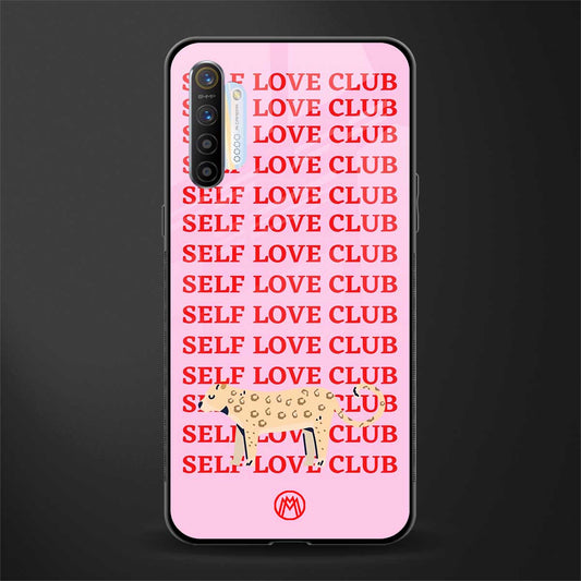self love club glass case for realme x2 image