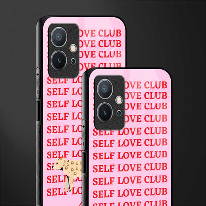 self love club glass case for vivo y75 5g image-2