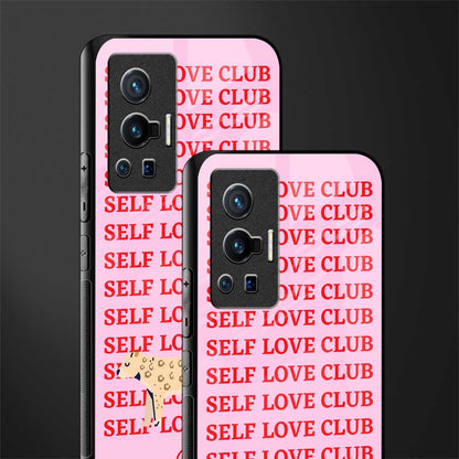 self love club glass case for vivo x70 pro image-2