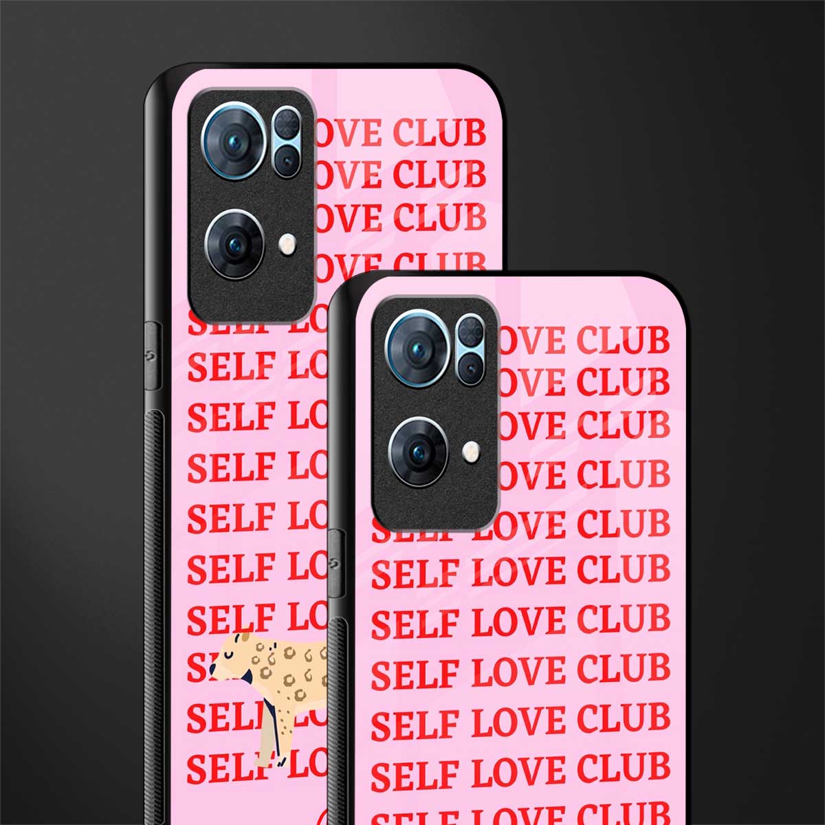 self love club glass case for oppo reno7 pro 5g image-2