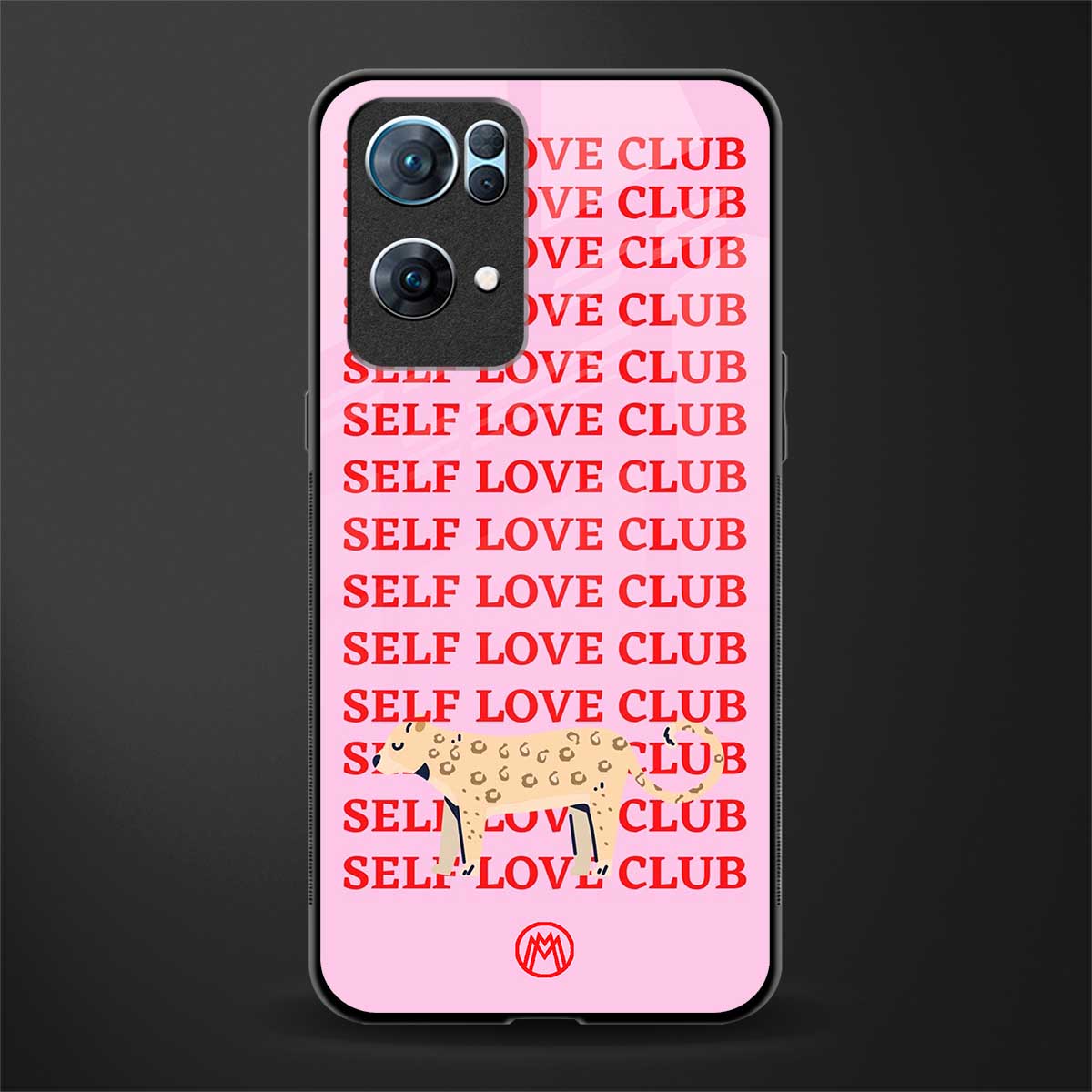 self love club glass case for oppo reno7 pro 5g image