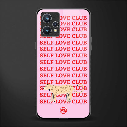 self love club glass case for realme 9 4g image