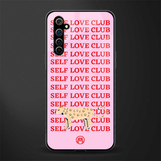 self love club glass case for realme x50 pro image