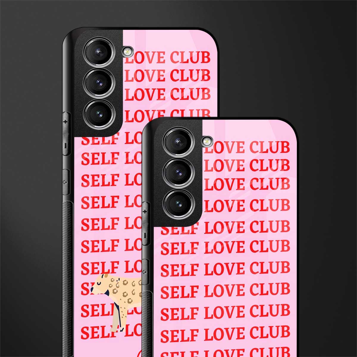 self love club glass case for samsung galaxy s21 fe 5g image-2