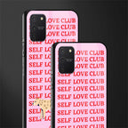 self love club glass case for samsung galaxy a91 image-2