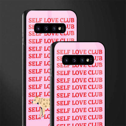 self love club glass case for samsung galaxy s10 plus image-2