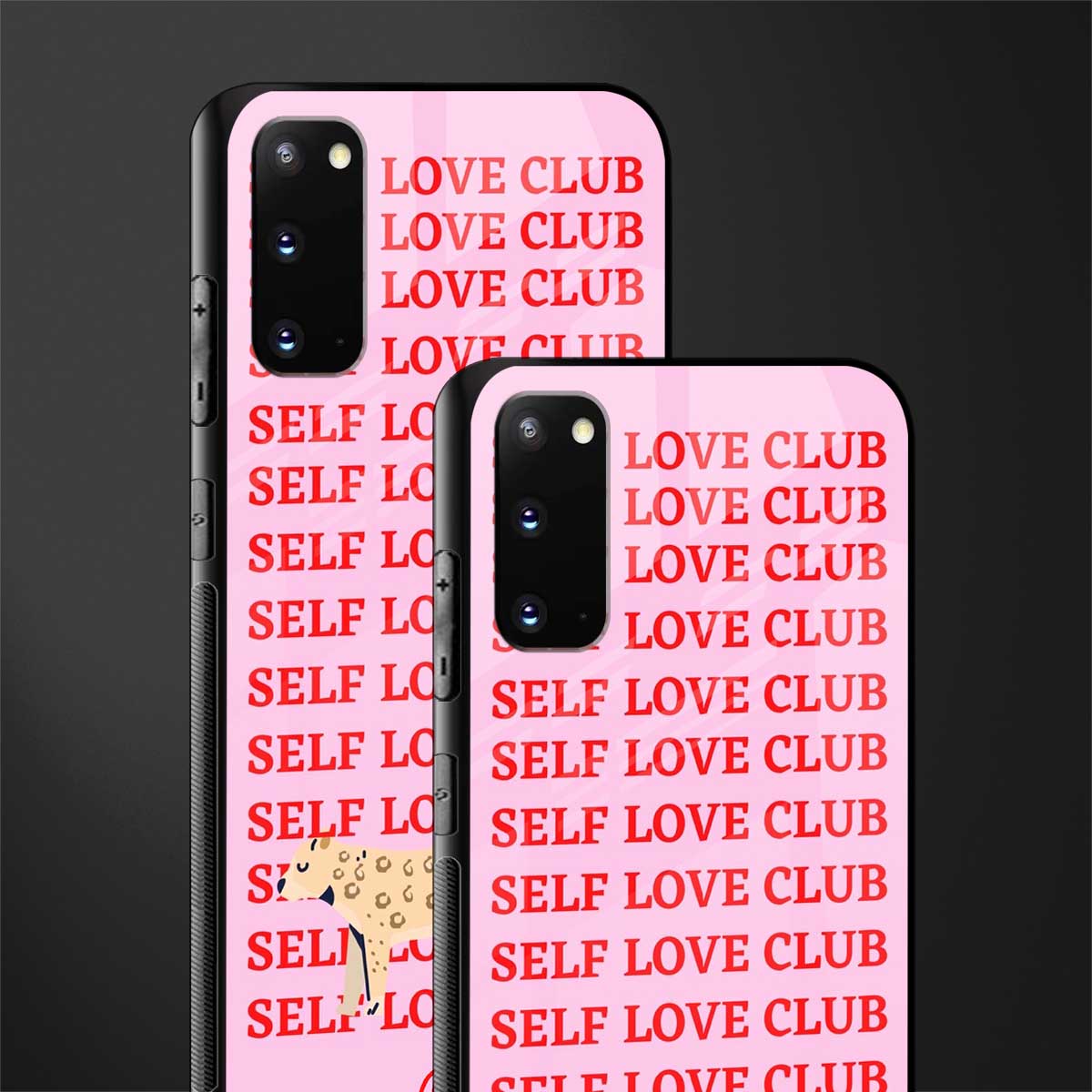 self love club glass case for samsung galaxy s20 image-2
