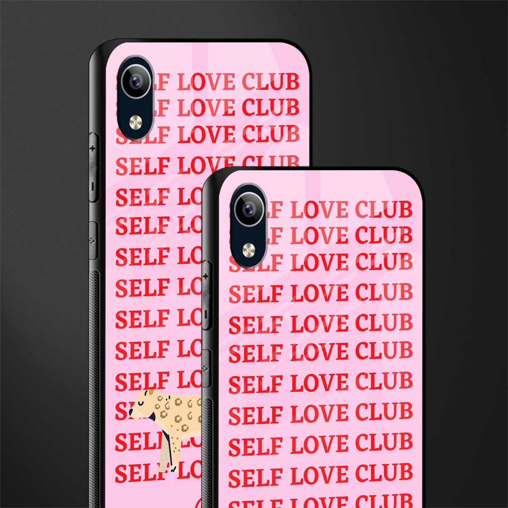 self love club glass case for vivo y91i image-2