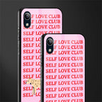 self love club glass case for vivo y91i image-2