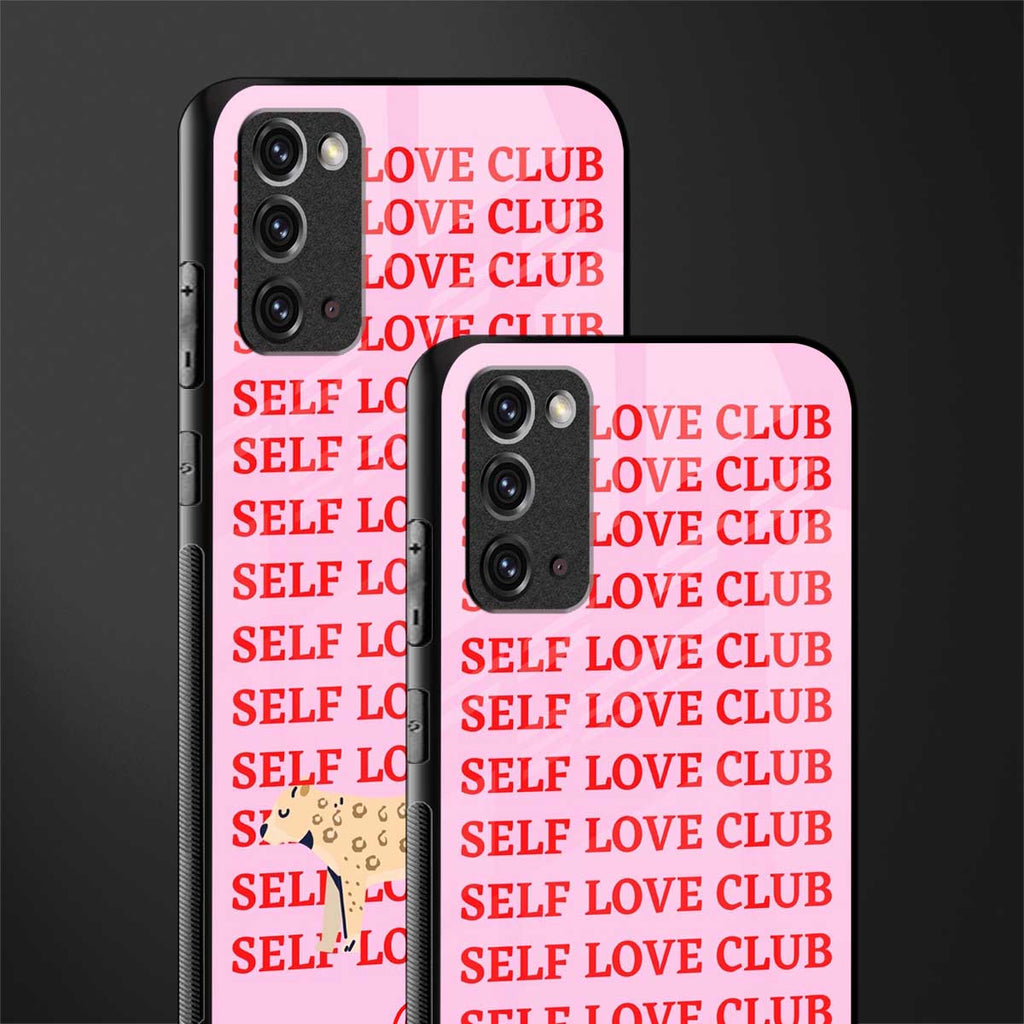 self love club glass case for samsung galaxy note 20 image-2