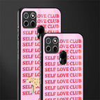 self love club glass case for realme narzo 30a image-2