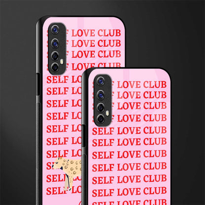 self love club glass case for realme 7 image-2